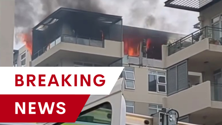 Man dies after apartment complex in Meadowbank, Sydney is engulfed in flames