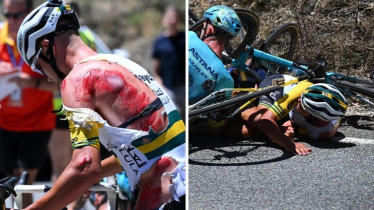 Australian champion Luke Plapp out of Tour Down Under after brutal crash