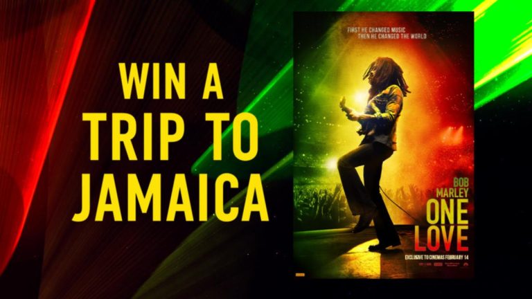 Win a trip to Jamaica thanks to the release of the BOB MARLEY: ONE LOVE