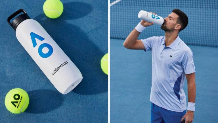 How to hydrate like a tennis star: The water bottle all the top tennis players including Novak Djokovic are using during the Australian Open
